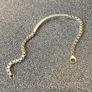 Mens Tiffany Venetian link silver bracelet